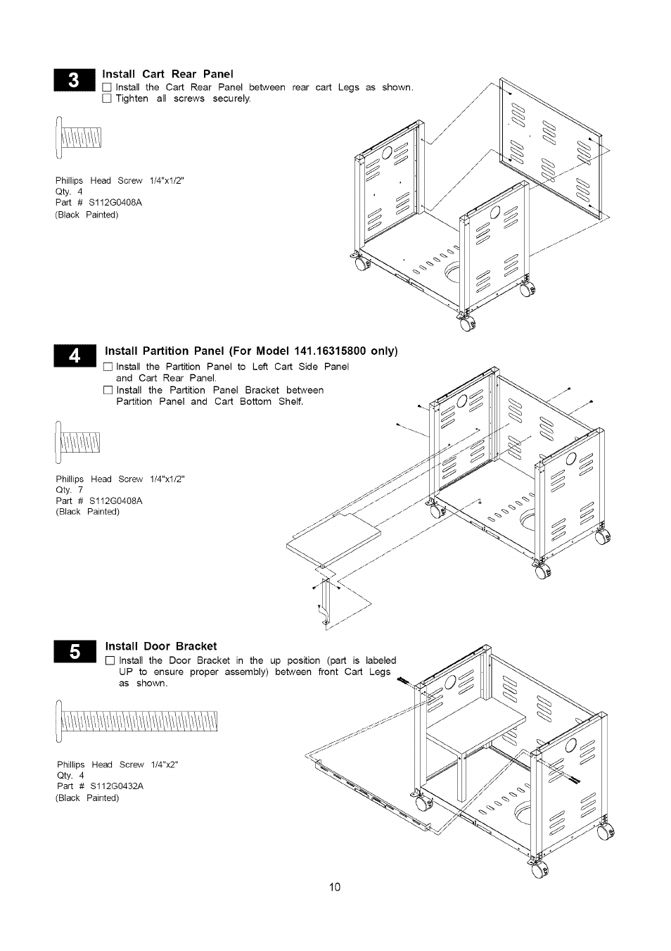 Kenmore 141.16315800 User Manual | Page 10 / 64