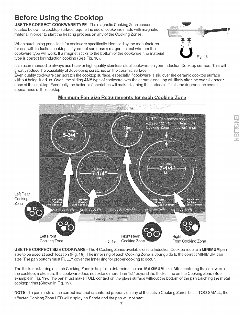 Before using the cooktop | Kenmore ELITE 790.428 User Manual | Page 7 / 18