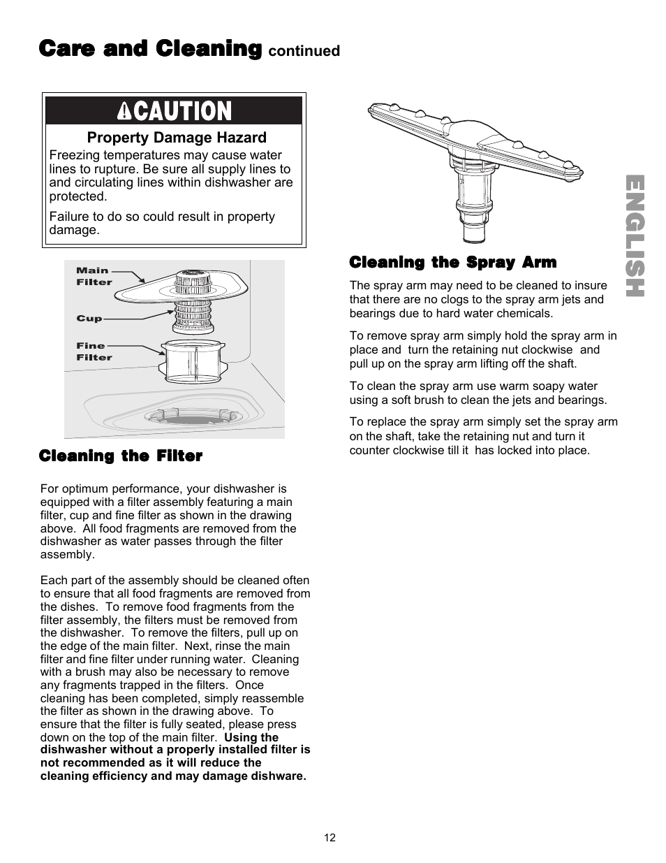 Englishenglishenglishenglishenglish | Kenmore 587.144 User Manual | Page 12 / 44