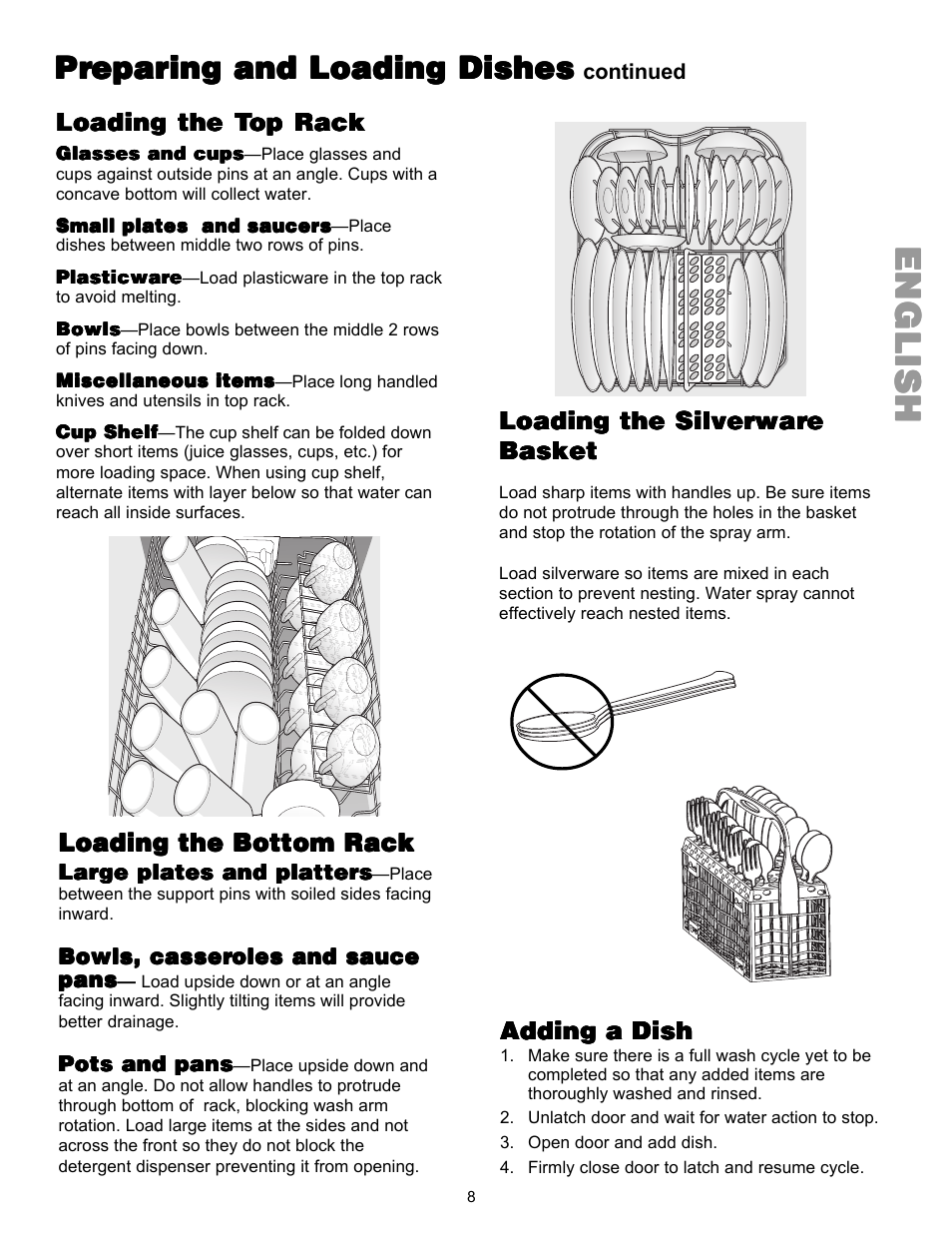 Englishenglishenglishenglishenglish | Kenmore 587.144 User Manual | Page 8 / 44