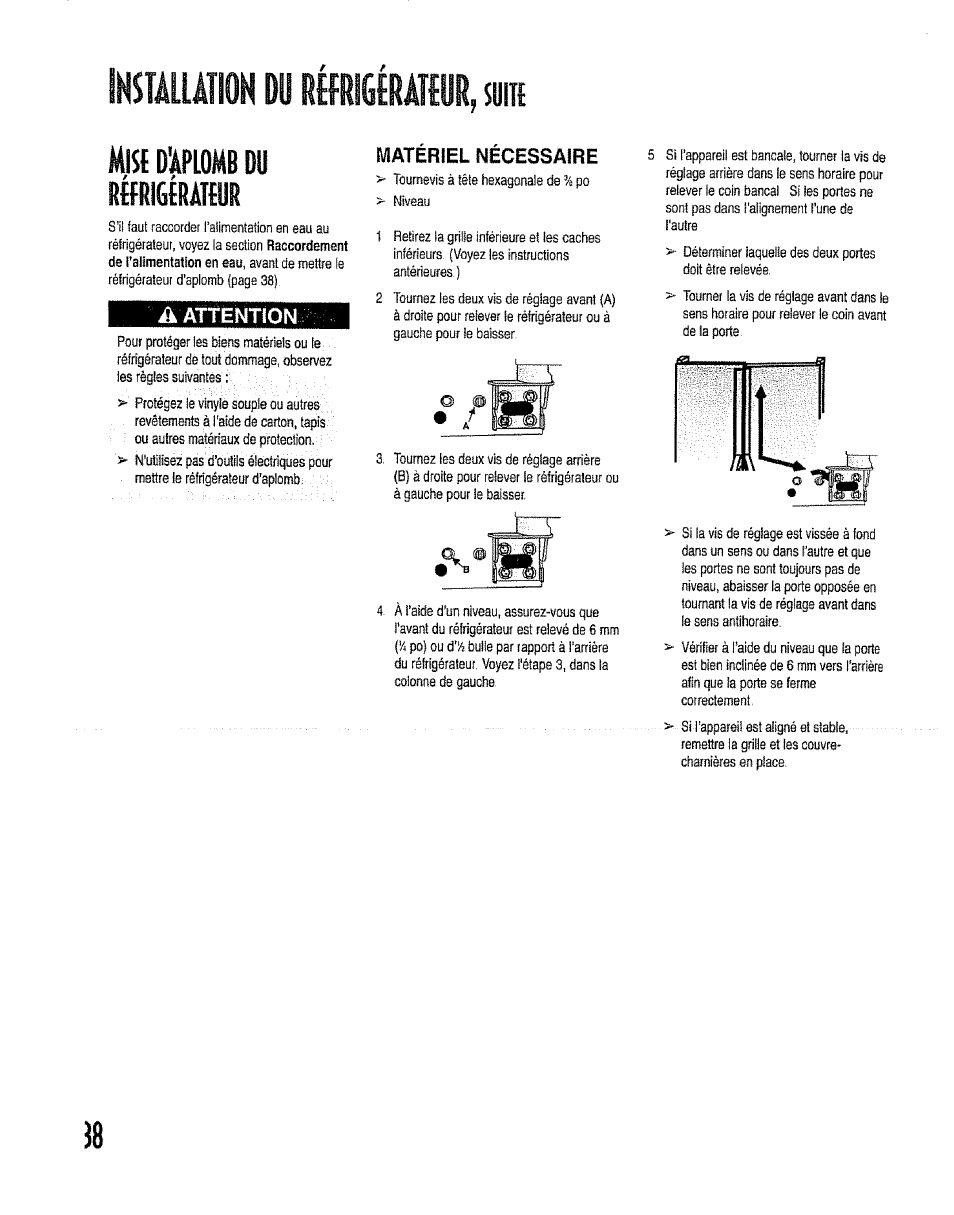 Matériel nécessaire | Kenmore 596.50012100 User Manual | Page 38 / 88