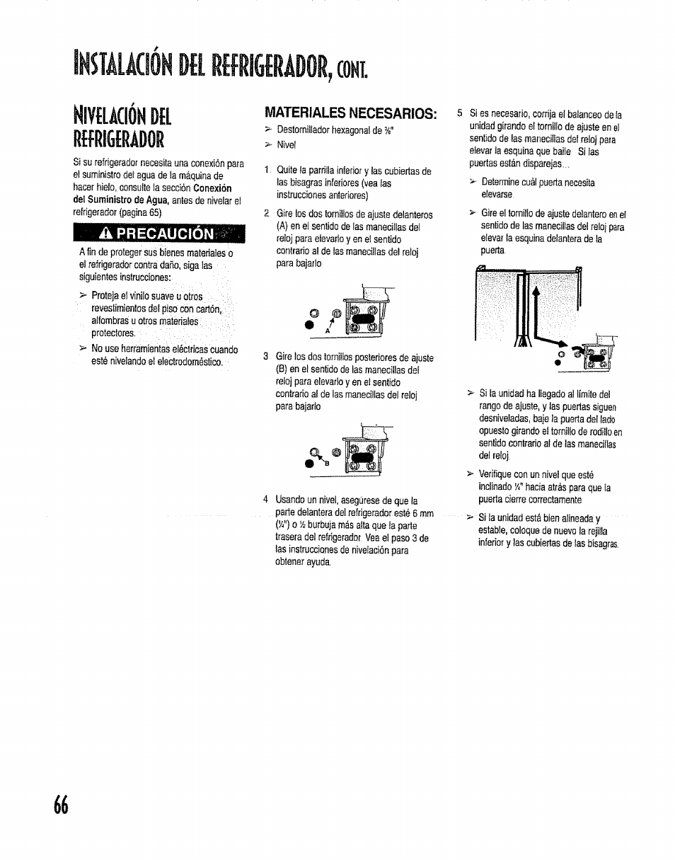 Materiales necesarios, Instalâclondrmrâdor^cont, Nlvtlagó | Kenmore 596.50012100 User Manual | Page 66 / 88