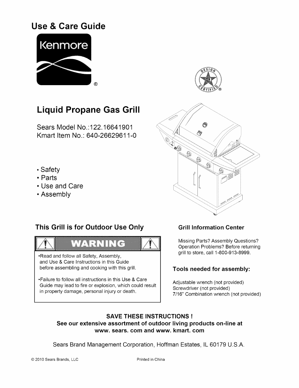 Kenmore 640-26629611-0 User Manual | 19 pages