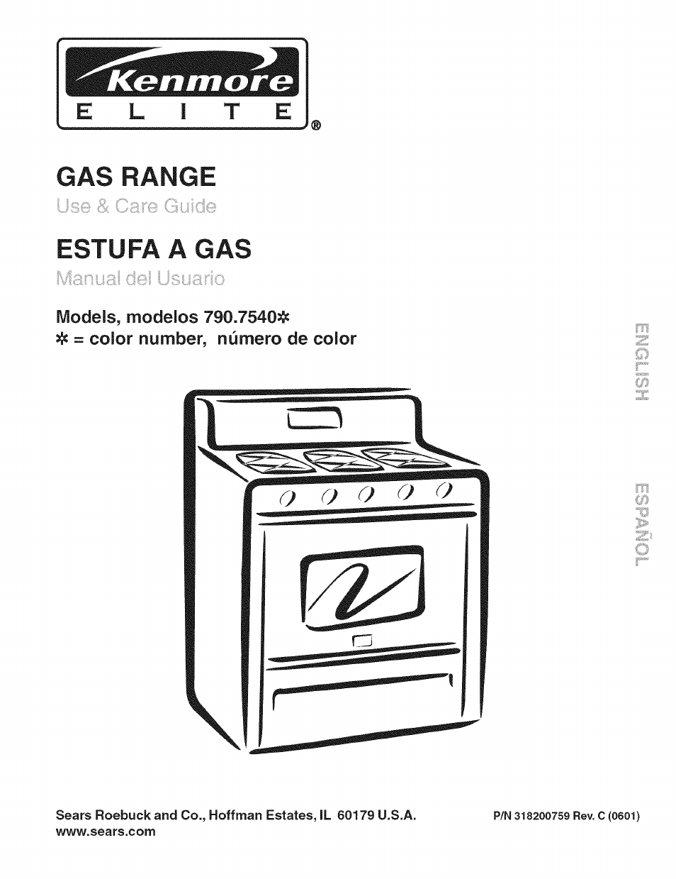 Kenmore 790.754 User Manual | 30 pages