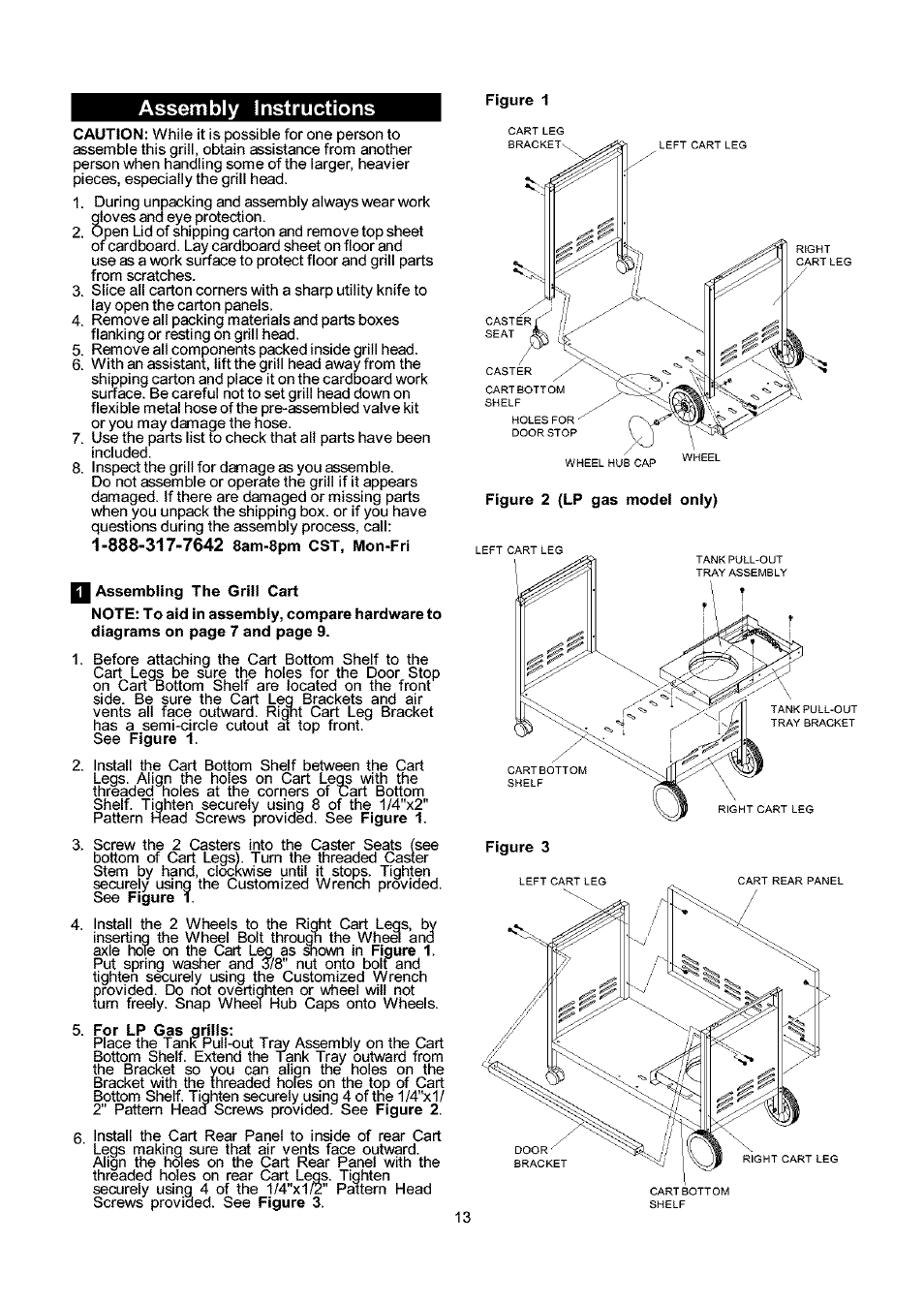 Assembly instructions | Kenmore 141.173373 User Manual | Page 13 / 43