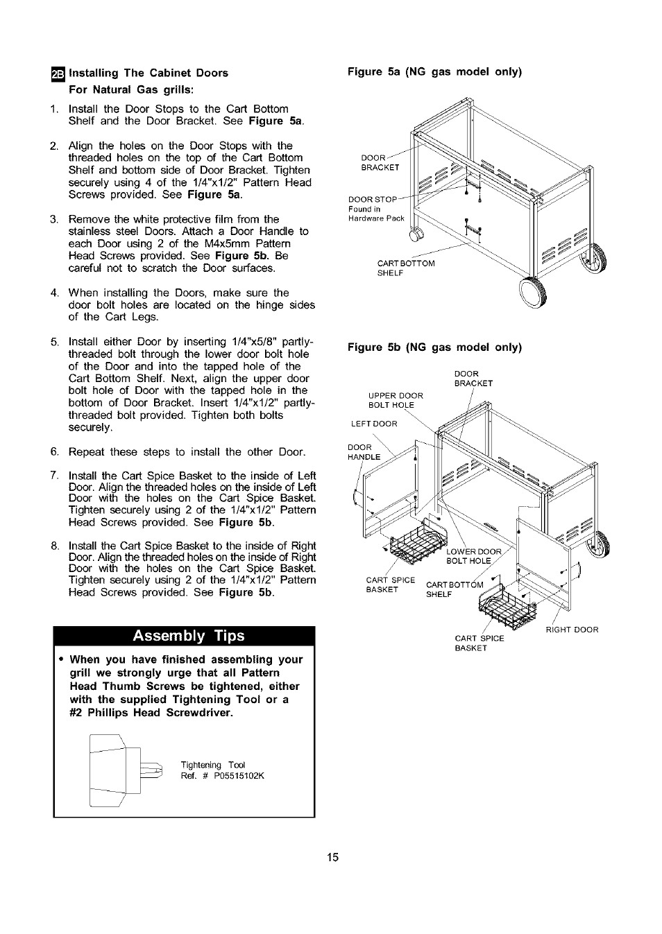 Assembly tips | Kenmore 141.173373 User Manual | Page 15 / 43