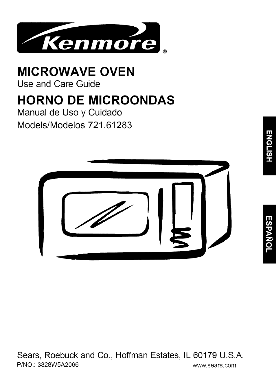 Kenmore HORNO DE MICROONDAS 721.61283 User Manual | 21 pages