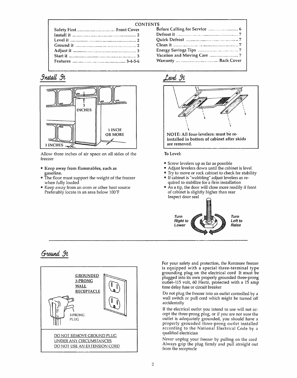 Snmall, Jlwá, Gmuml | Kenmore 20938 User Manual | Page 2 / 8