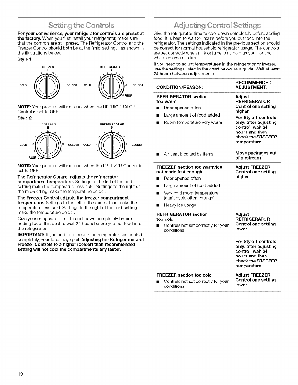Kenmore 2205960 User Manual | Page 10 / 76