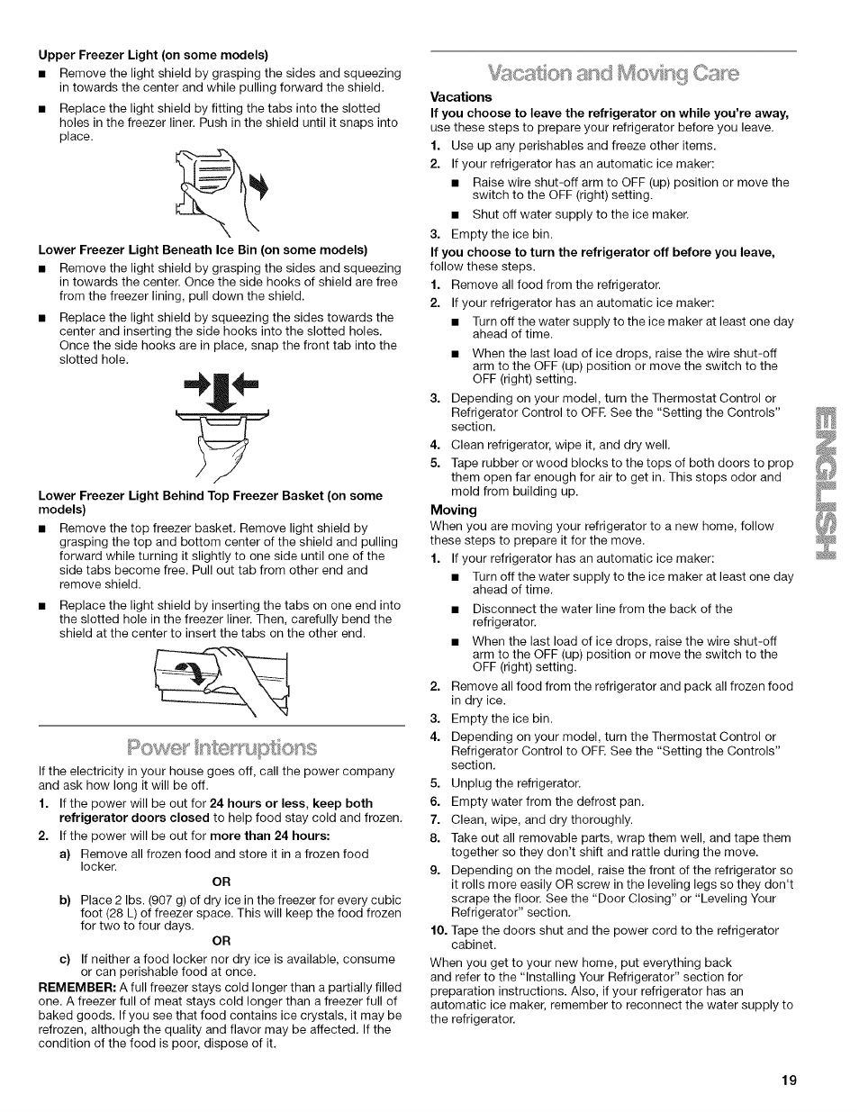 Kenmore 2205960 User Manual | Page 19 / 76