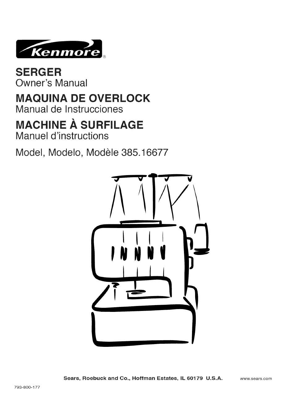 Kenmore 385.16677 User Manual | 90 pages