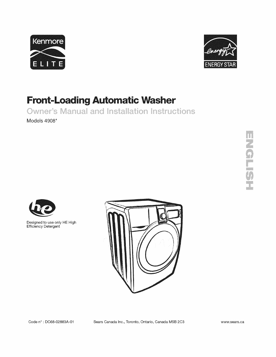 Kenmore 4908 User Manual | 30 pages