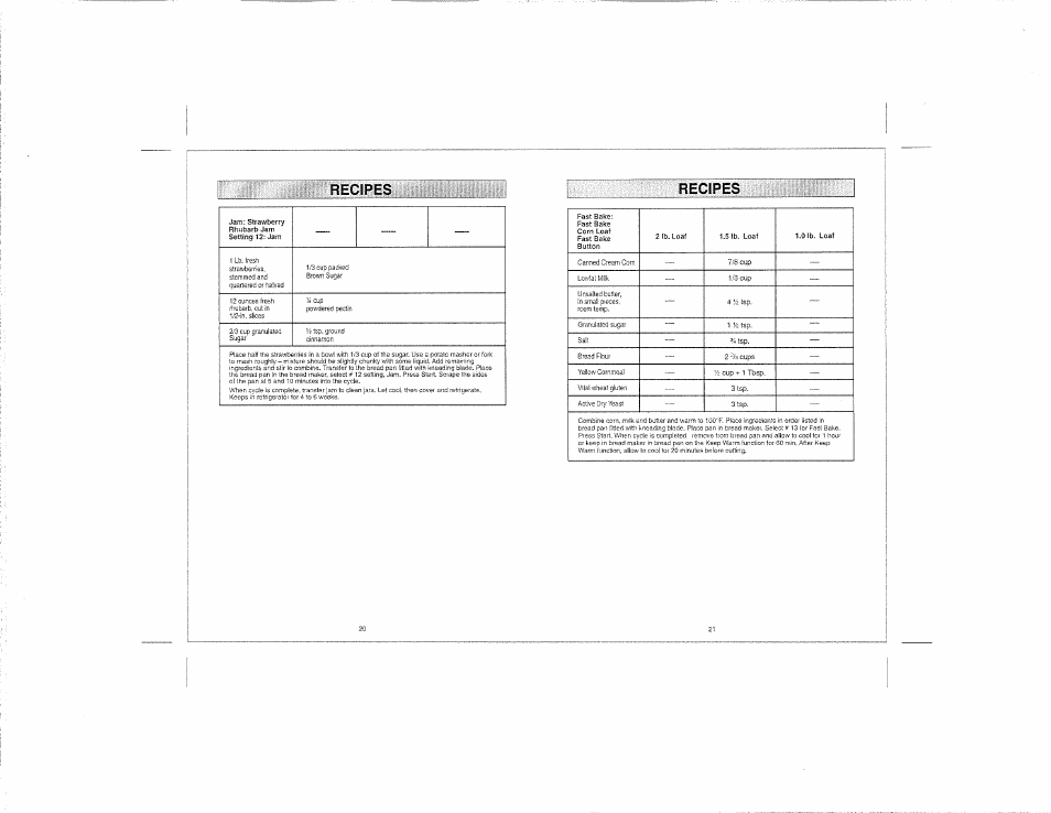 Recipes | Kenmore 100.12934 User Manual | Page 11 / 14