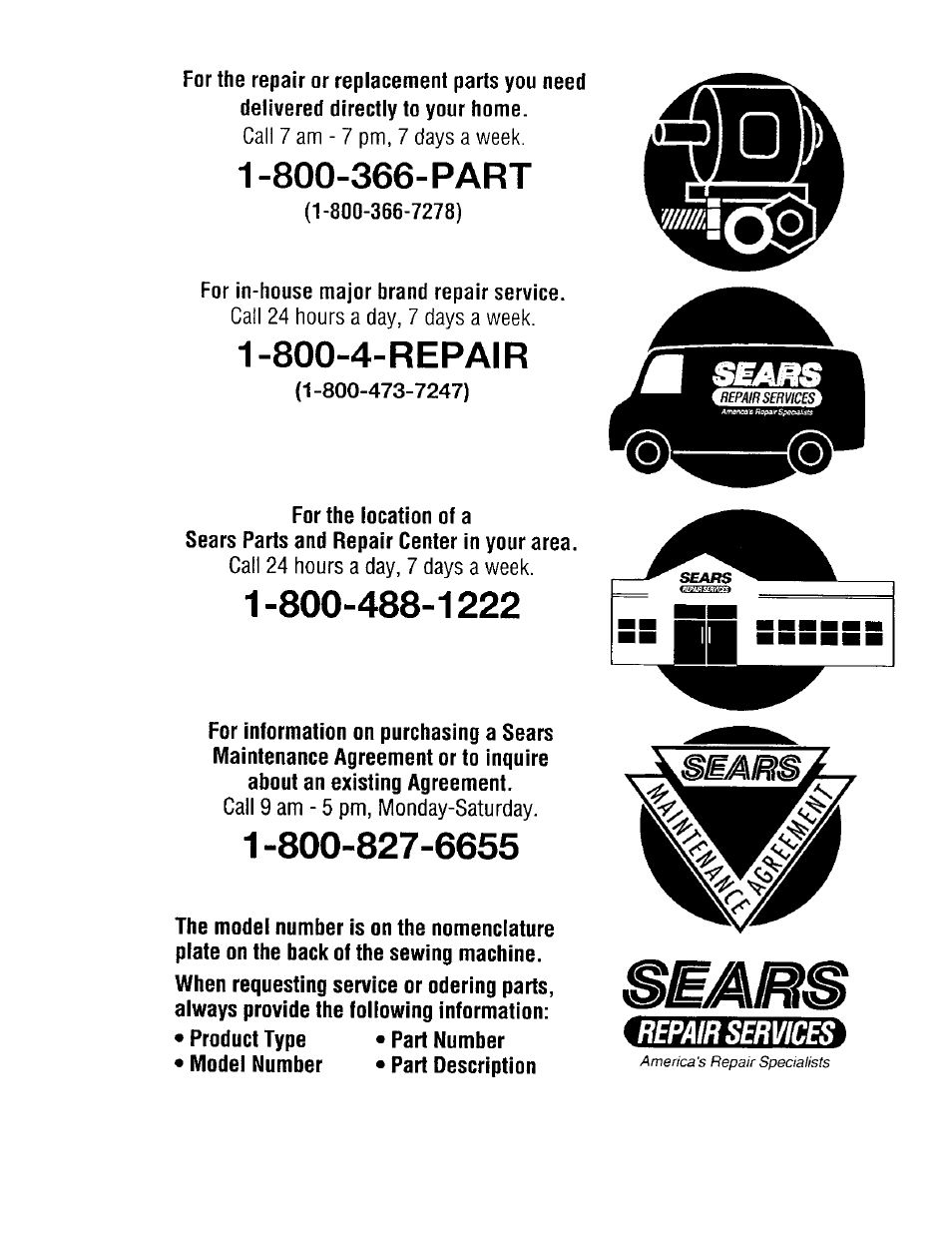 800-4-repair, For in-house major brand repair service | Kenmore 385. 19000 User Manual | Page 133 / 134