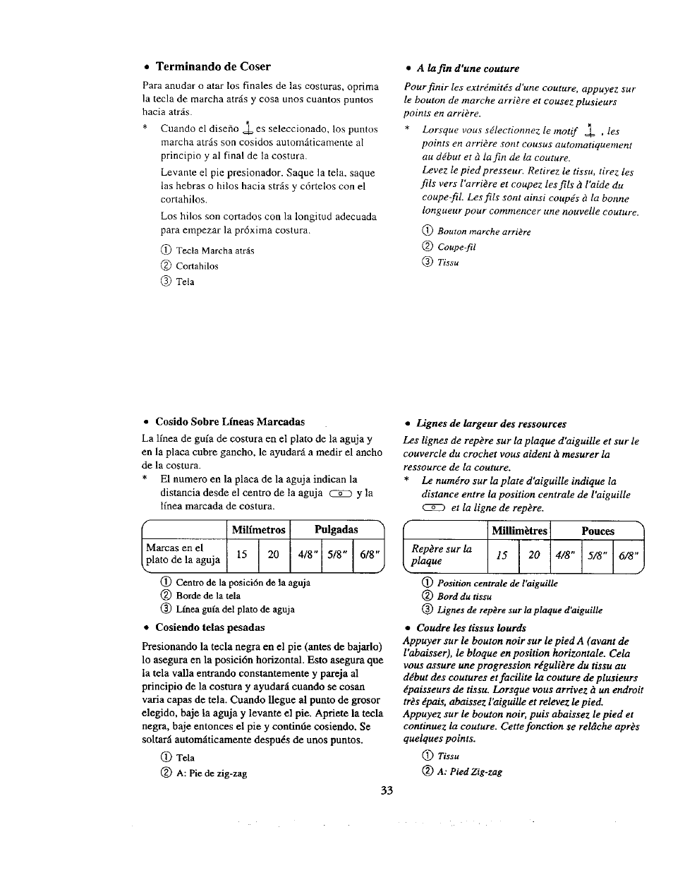 Terminando de coser | Kenmore 385. 19000 User Manual | Page 49 / 134