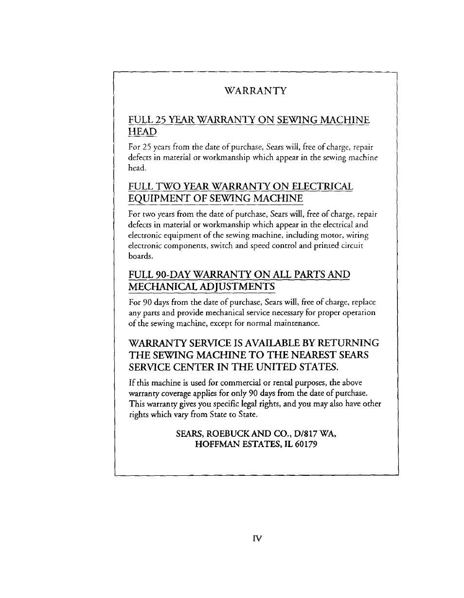 Kenmore 385. 19000 User Manual | Page 6 / 134