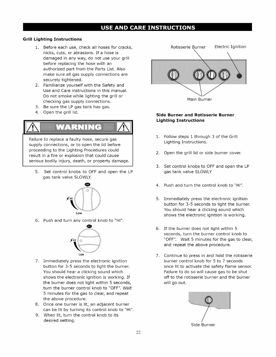 Kenmore 119.1643301 User Manual | Page 22 / 31