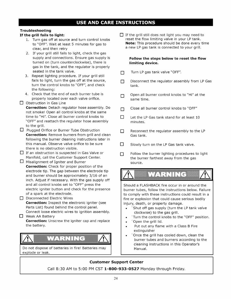 Kenmore 119.1643301 User Manual | Page 24 / 31