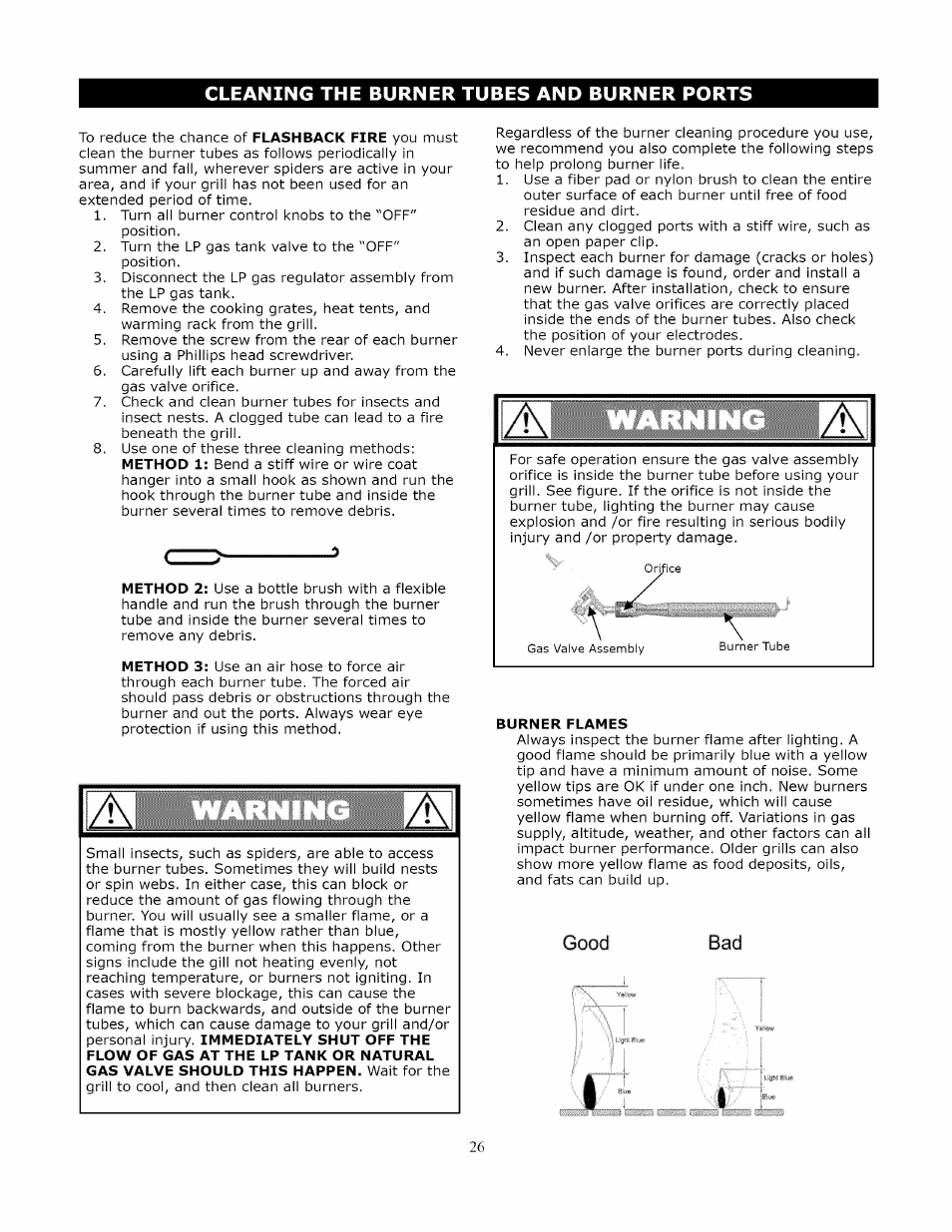 Good | Kenmore 119.1643301 User Manual | Page 26 / 31