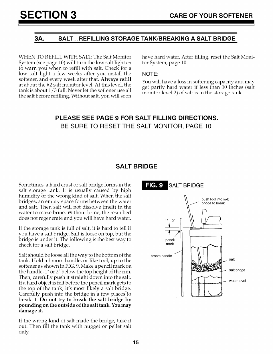 Salt bridge | Kenmore 625.3486 User Manual | Page 15 / 32