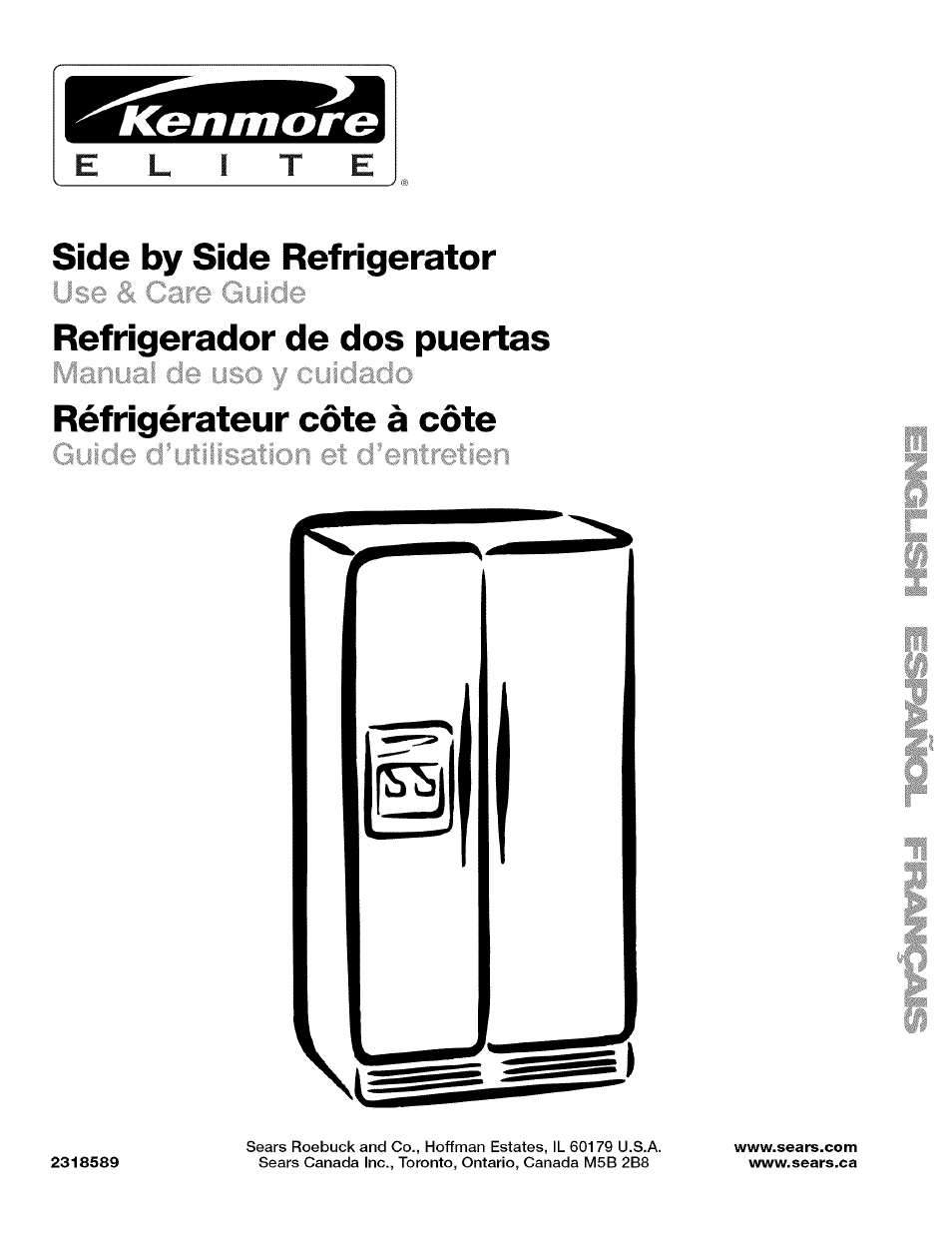 Kenmore 2318589 User Manual | 84 pages