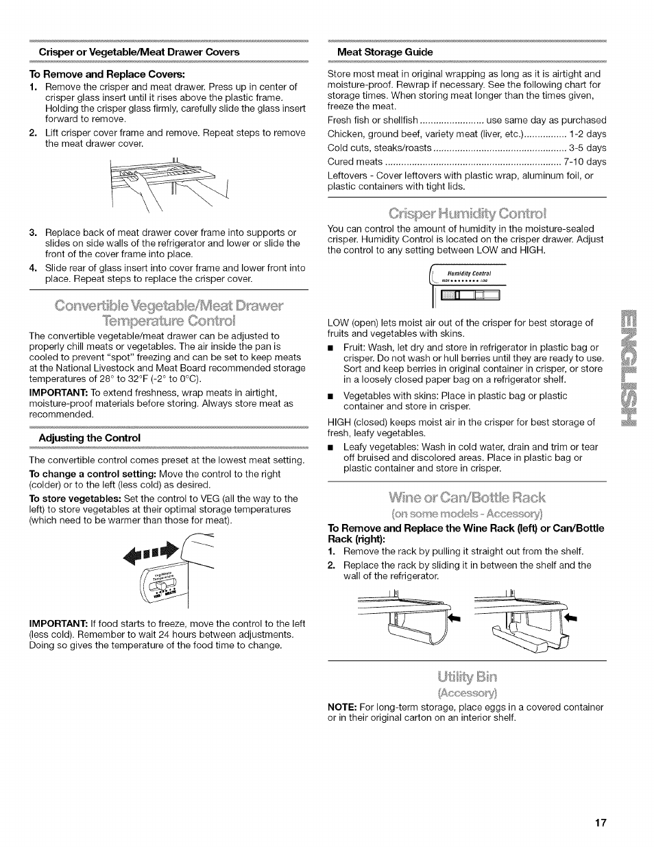 To remove and replace covers, Adjusting the control | Kenmore 2318589 User Manual | Page 17 / 84