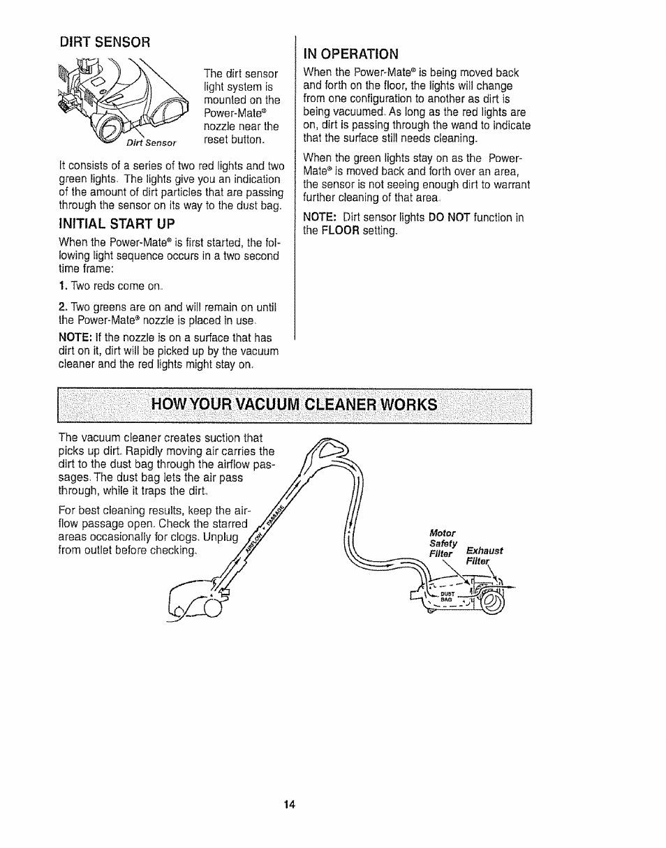 Kenmore 116.25812 User Manual | Page 14 / 44