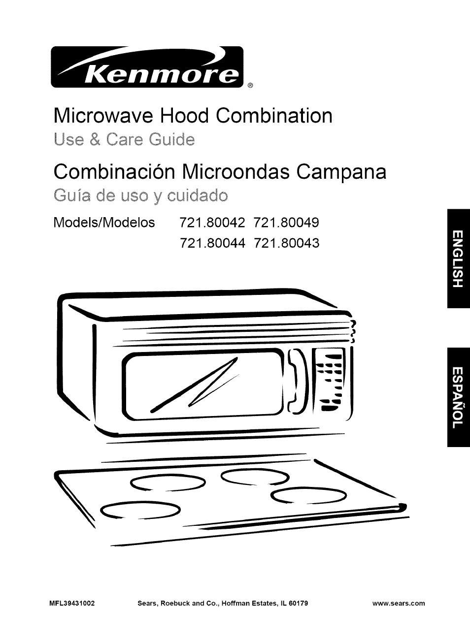 Kenmore 721.80042 User Manual | 35 pages