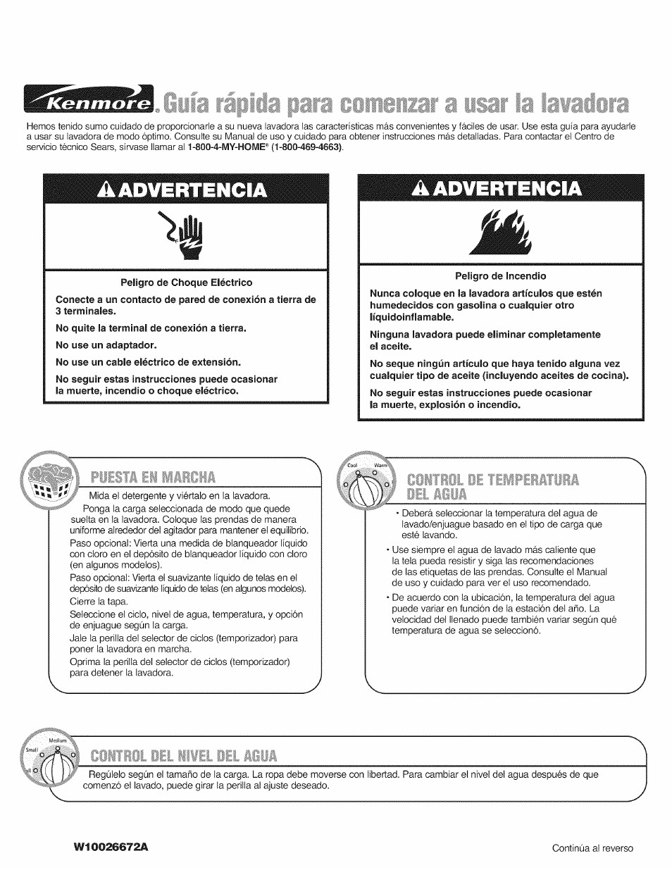 A advertencia, Íiei. iilji | Kenmore 110.2953* User Manual | Page 2 / 6