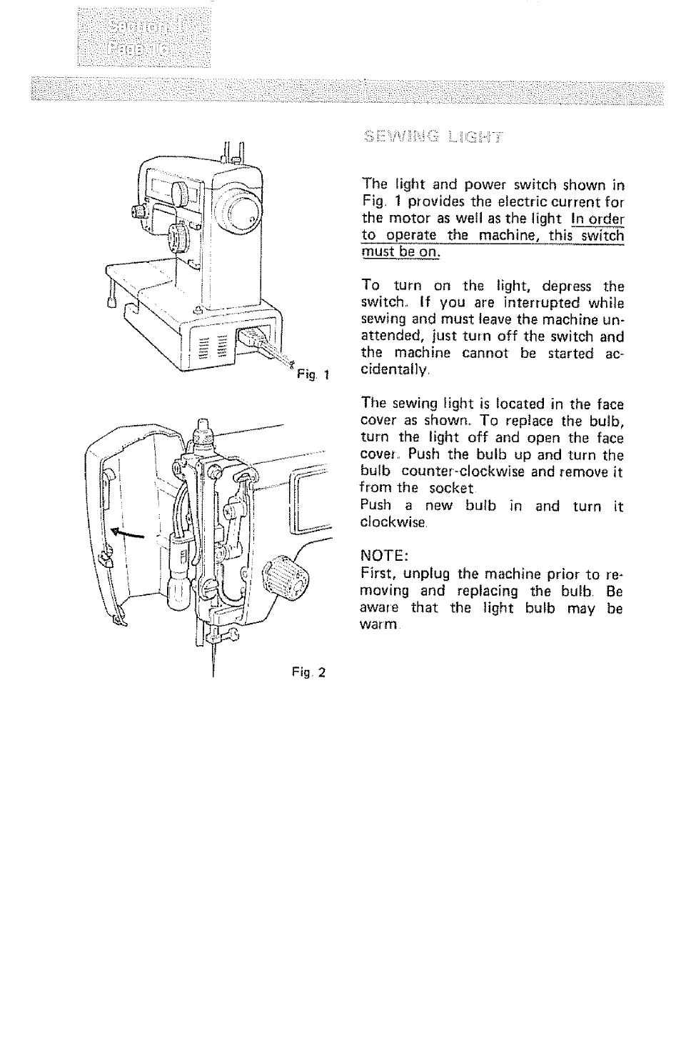 Wosi, Msm fig. 1 | Kenmore 1232 User Manual | Page 18 / 44