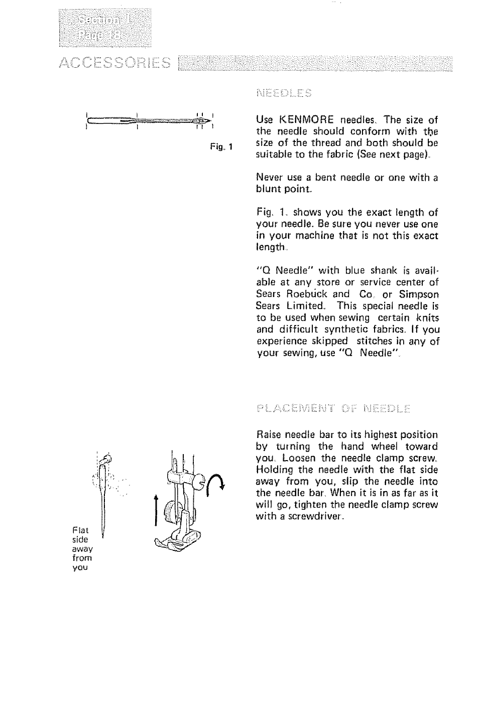 Kenmore 1232 User Manual | Page 20 / 44