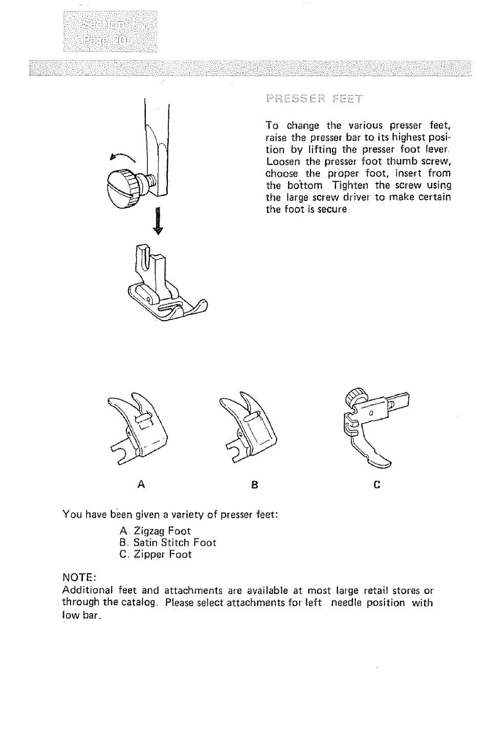 Iisaii, T:3|ss!»3e, Imimsmmsss | Press efi feet | Kenmore 1232 User Manual | Page 22 / 44