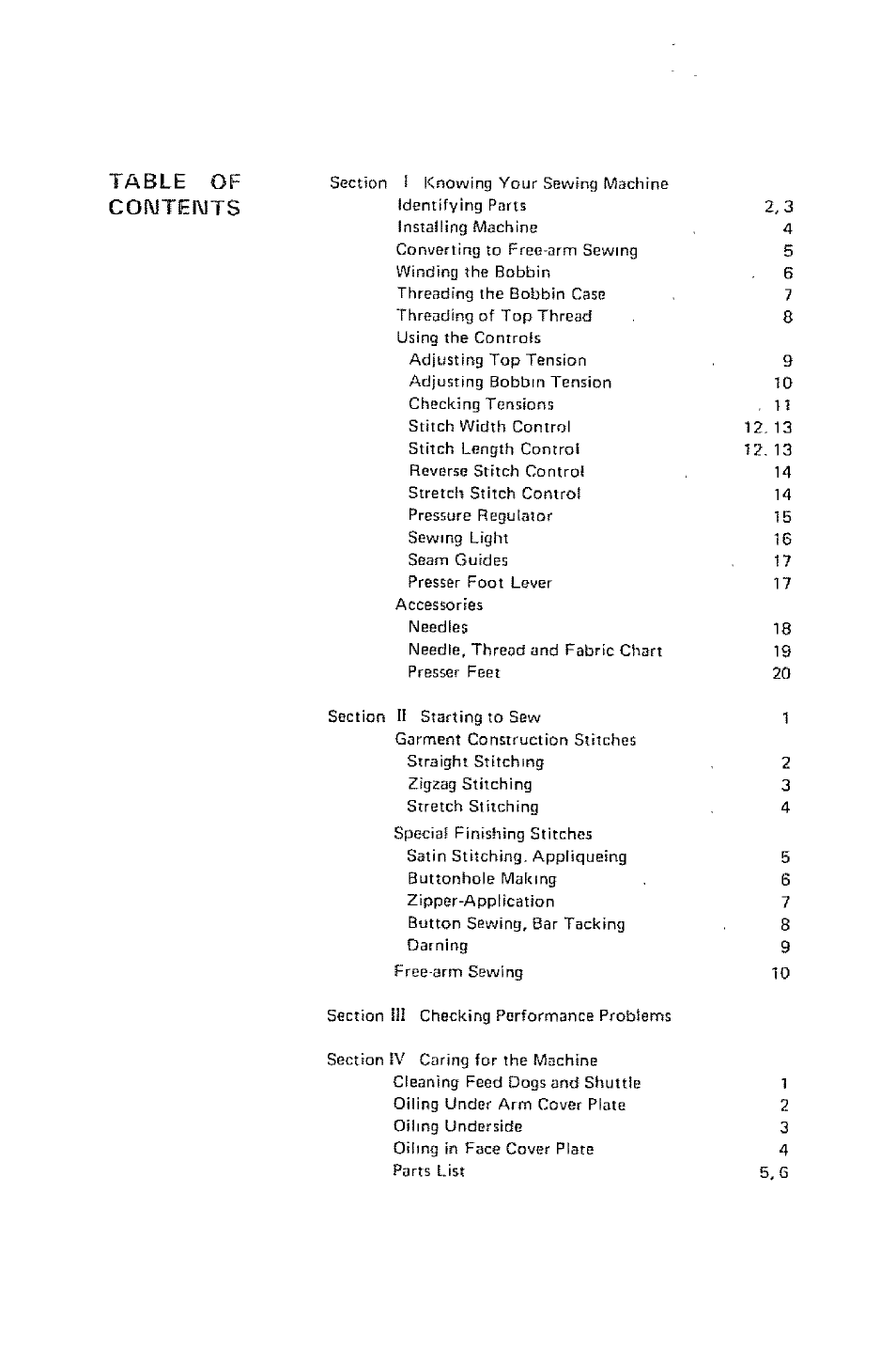 Kenmore 1232 User Manual | Page 3 / 44