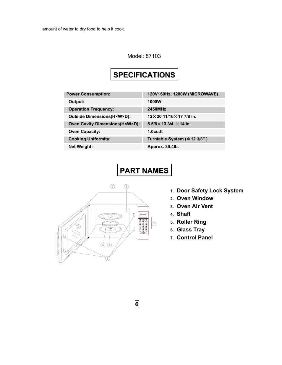 Kenmore 87103 User Manual | Page 7 / 14