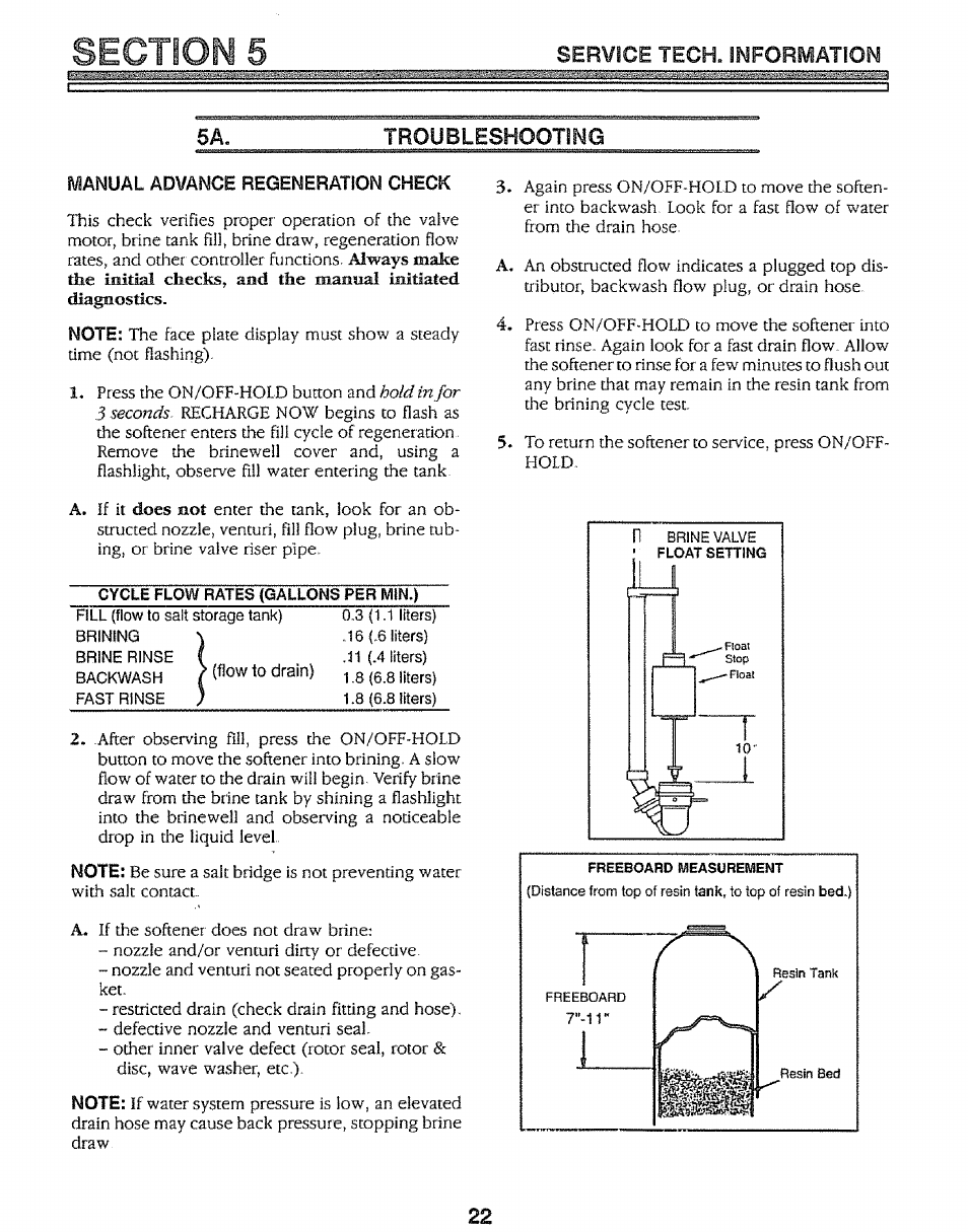 Manual advance regeneration check | Kenmore 625.34847 User Manual | Page 22 / 32