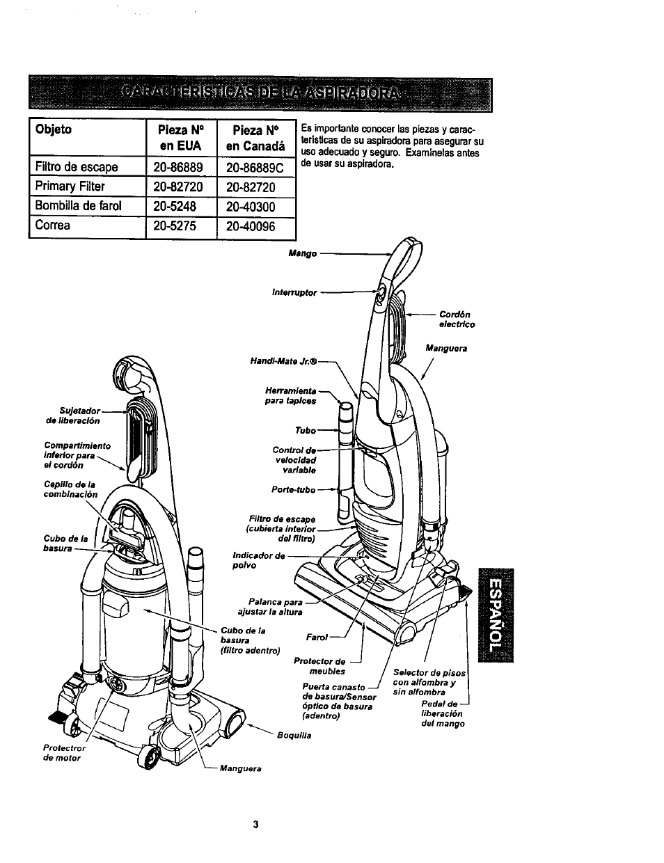 Kenmore ASPIRADORA 116.34728 User Manual | Page 25 / 44