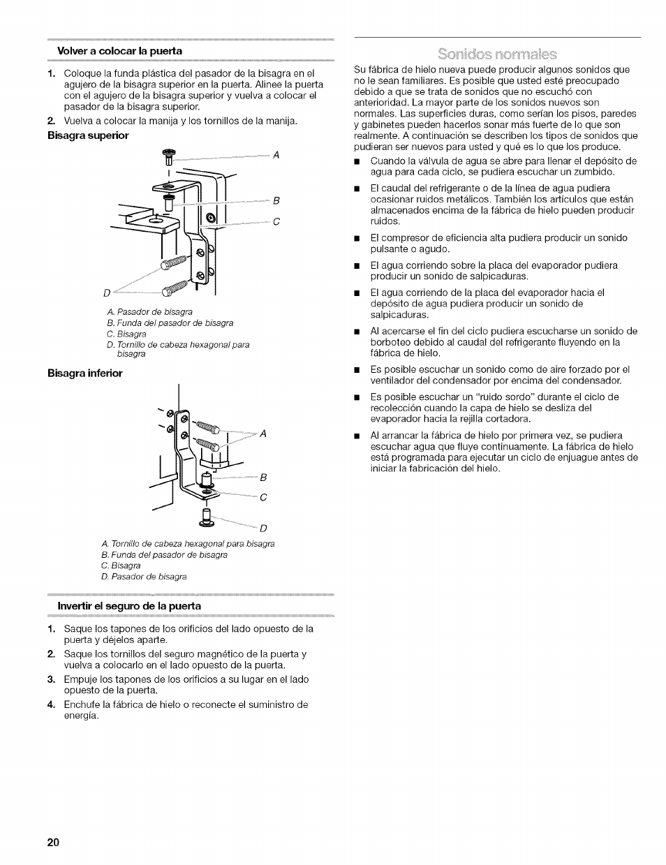 Kenmore 10689489997 User Manual | Page 20 / 40