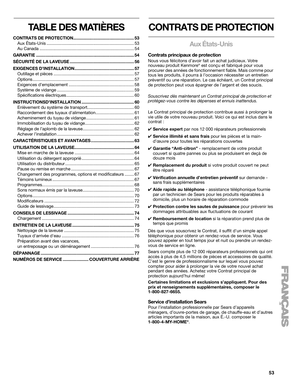 Kenmore ELITE HE5T User Manual | Page 53 / 80