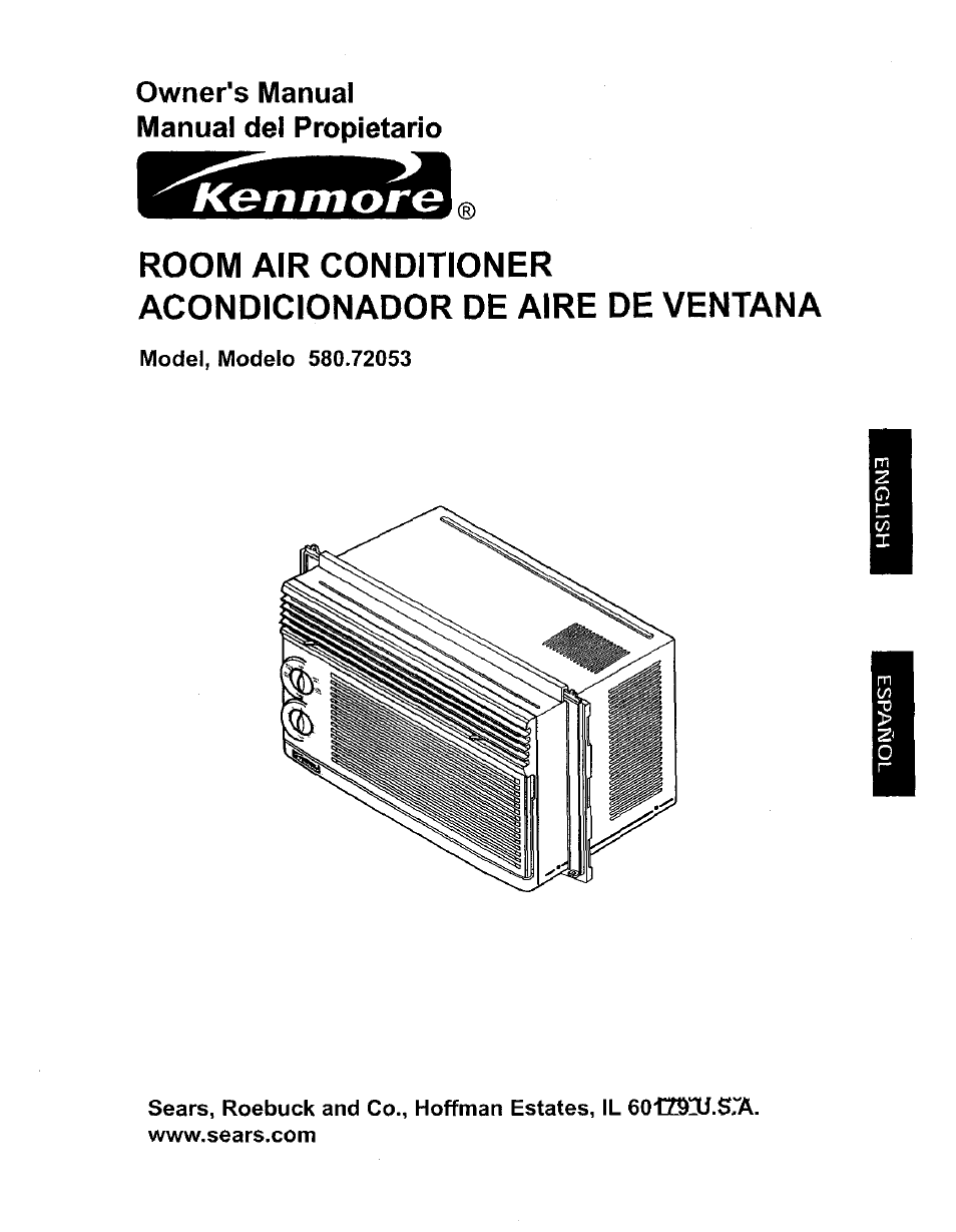 Kenmore 580.72053 User Manual | 23 pages