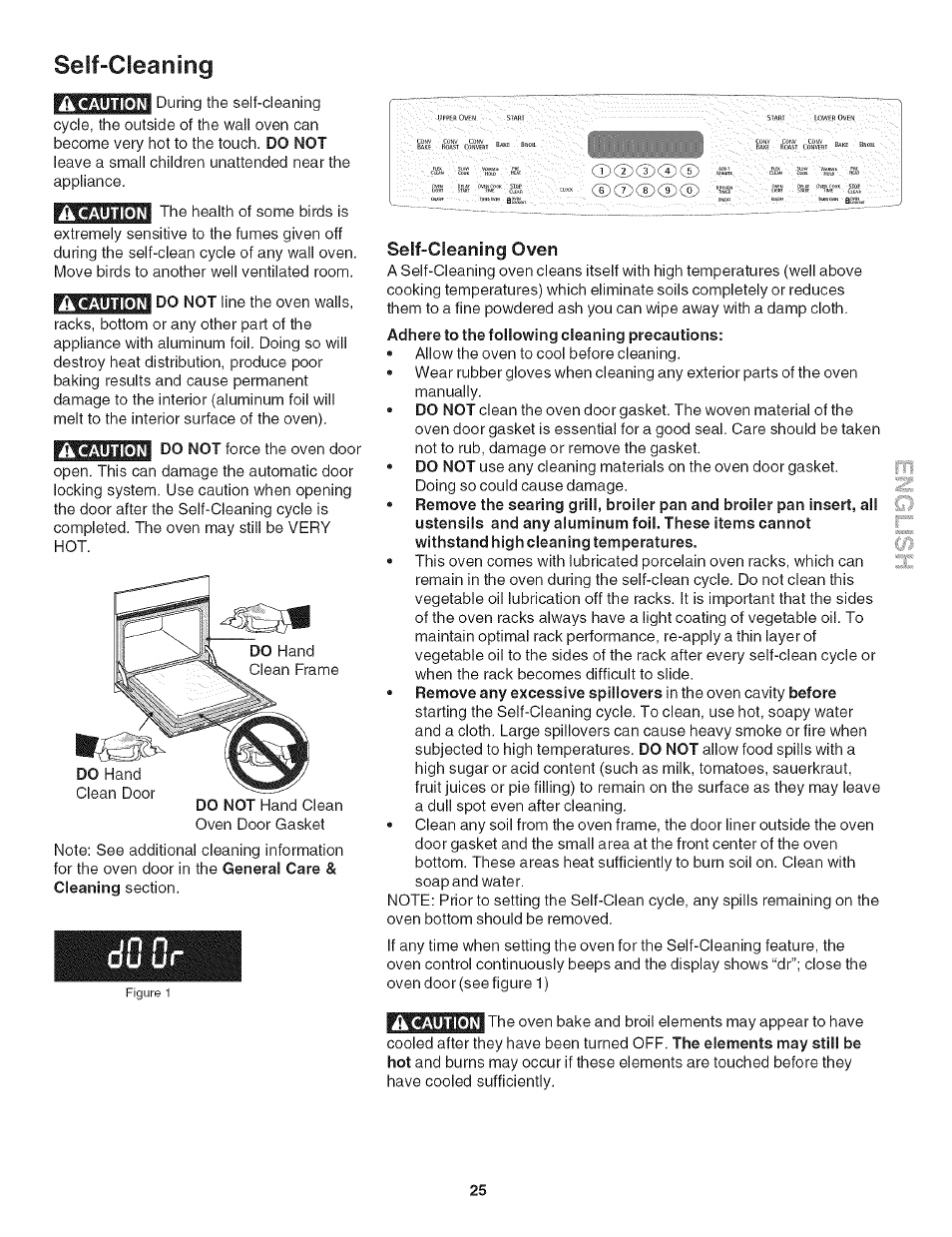 Self-cleaning, Self-cleaning oven, Self-cleaning -17 | Kenmore 790.4906 User Manual | Page 25 / 34
