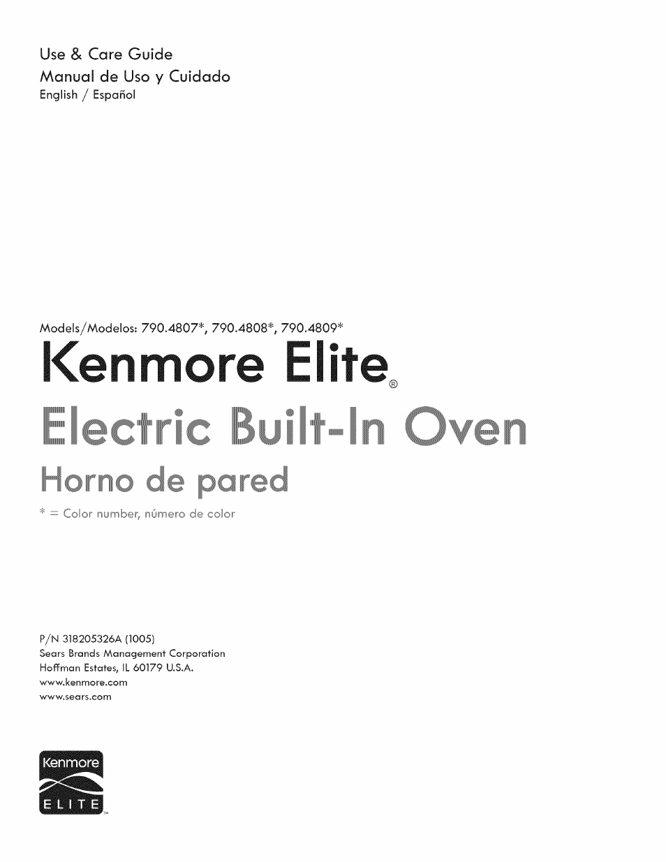 Kenmore 790.4809 User Manual | 36 pages