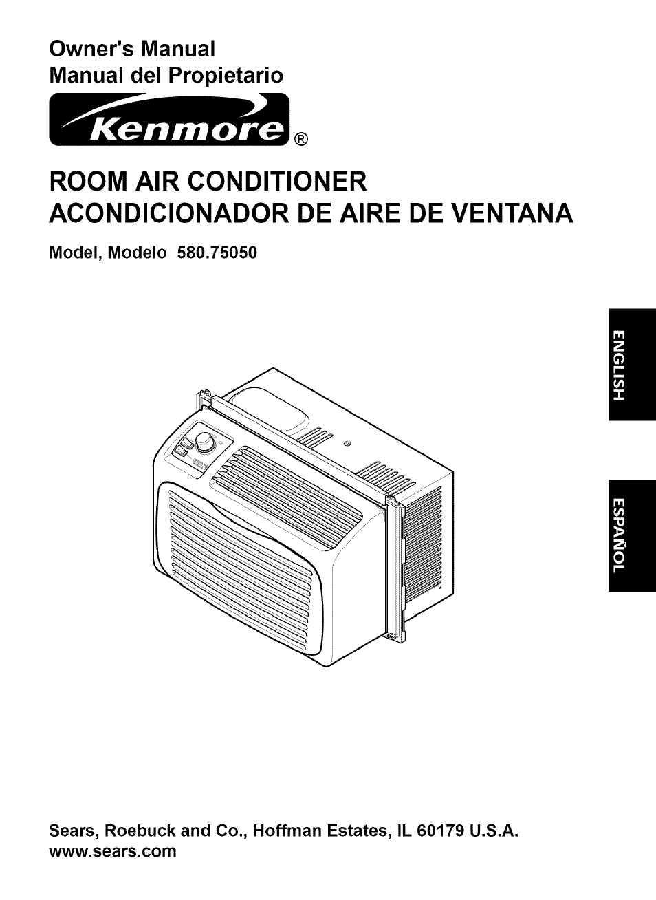 Kenmore 580.75050 User Manual | 28 pages