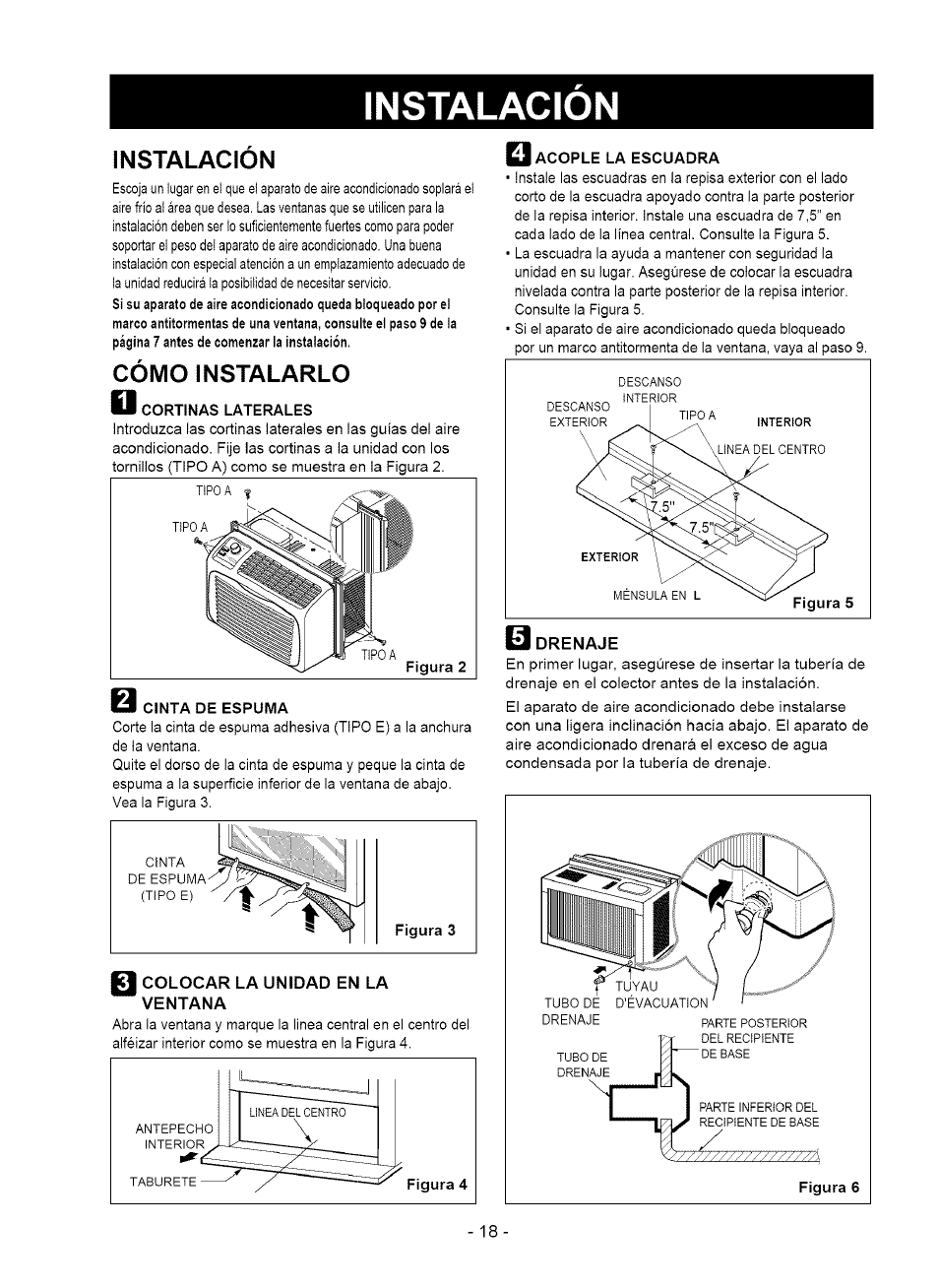 Instalacion, Cómo instalarlo, Instalación | Kenmore 580.75050 User Manual | Page 18 / 28