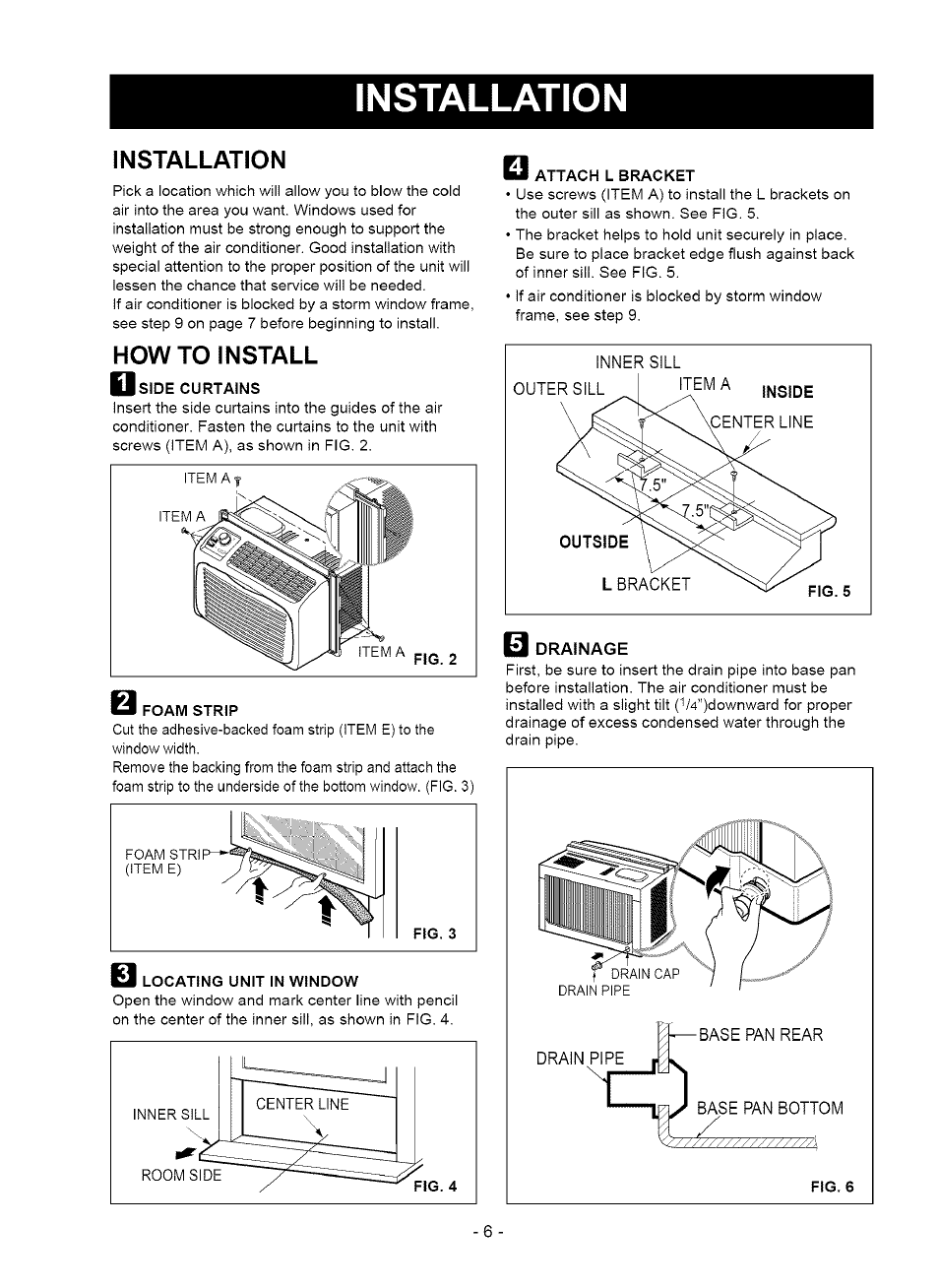 Installation, How to install | Kenmore 580.75050 User Manual | Page 6 / 28