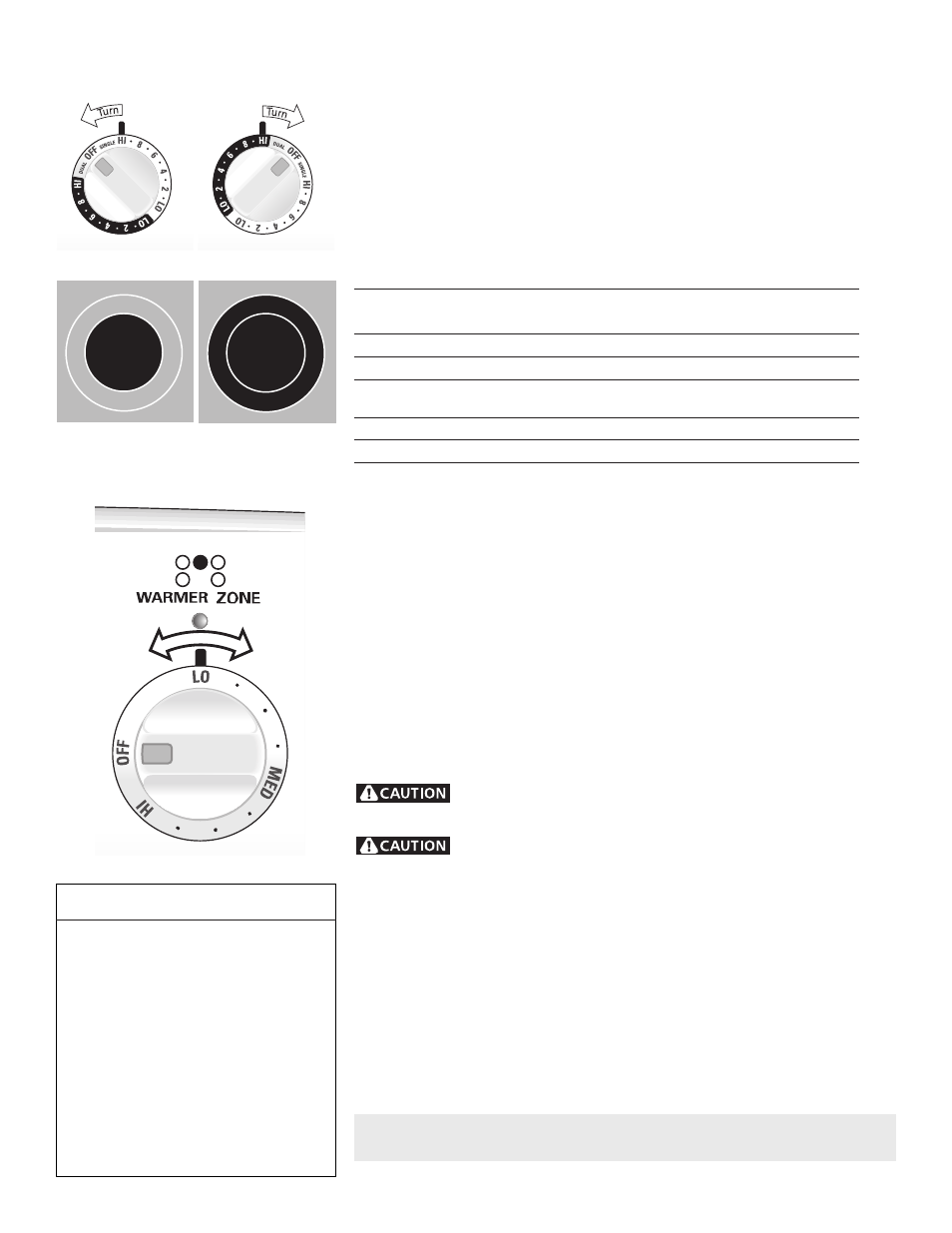 Setting surface controls, Cont’d) | Kenmore 790.9613 User Manual | Page 10 / 28