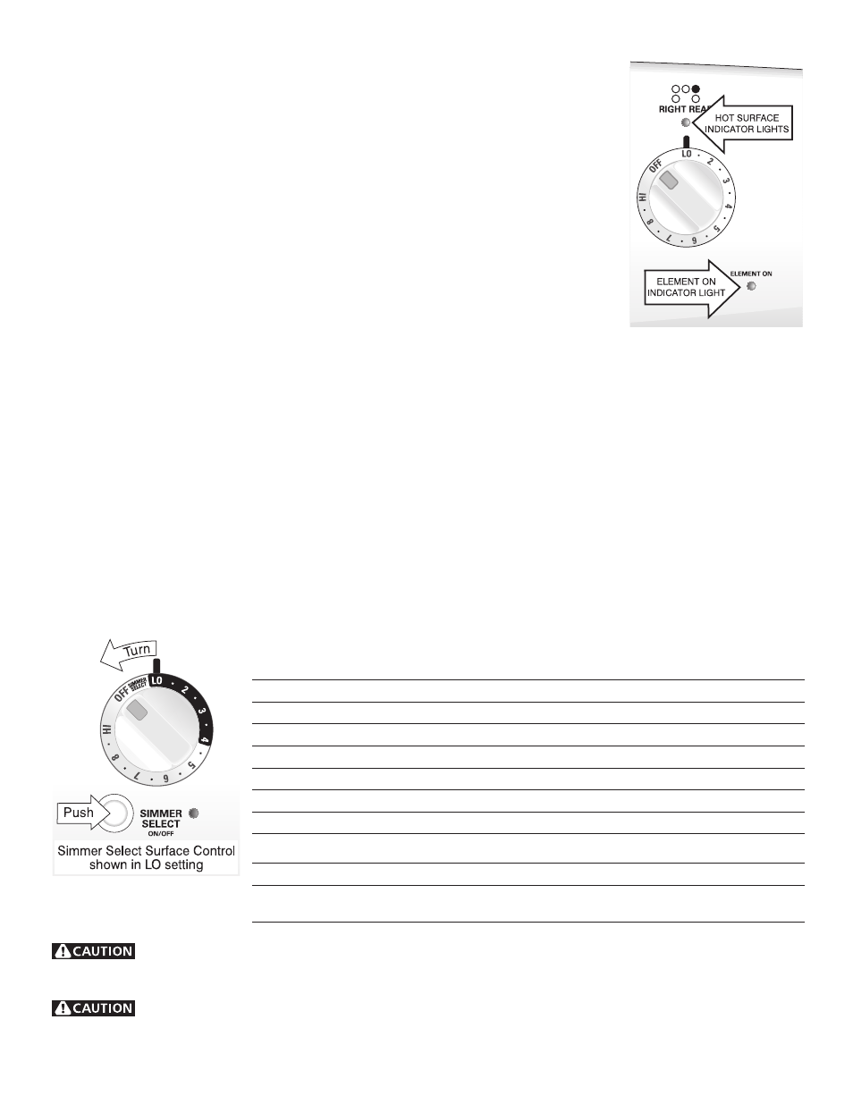 Setting surface controls, English | Kenmore 790.9613 User Manual | Page 9 / 28