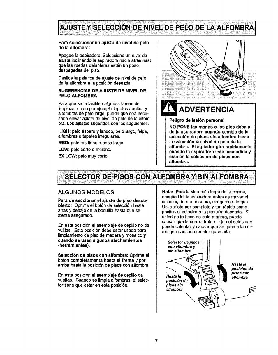 Advertencia, Algunos modelos, Id d5$ldli dvi | Kenmore 116.38412 User Manual | Page 30 / 46