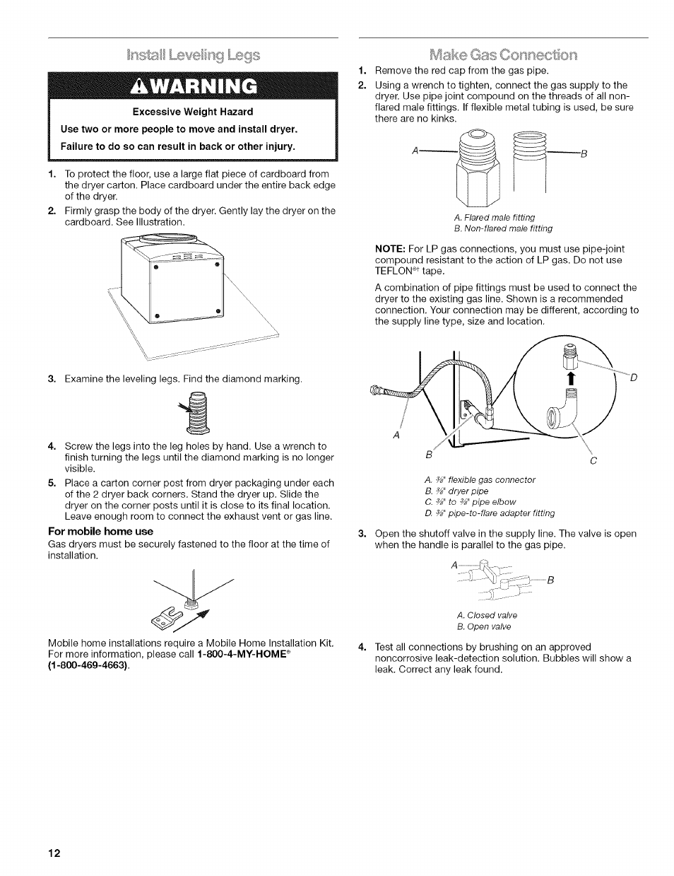 Nmm yas i.#orirteciion, Awarning, Yas i.#orirteciion | Kenmore HE2 110.9656 User Manual | Page 12 / 48