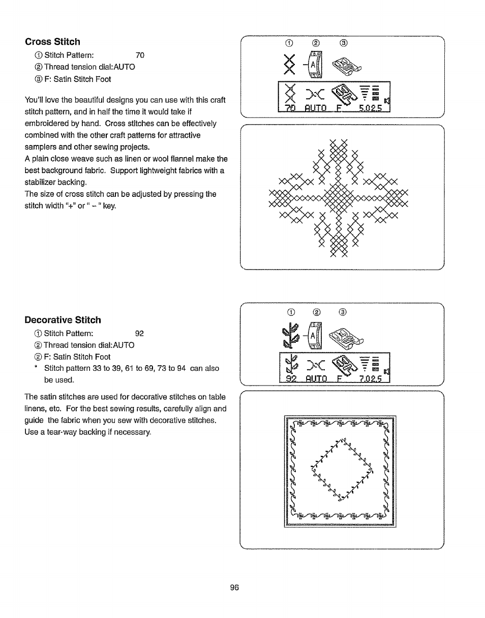 Cross stitch, Dccorstiv© 3titch | Kenmore 385.19365 User Manual | Page 107 / 139