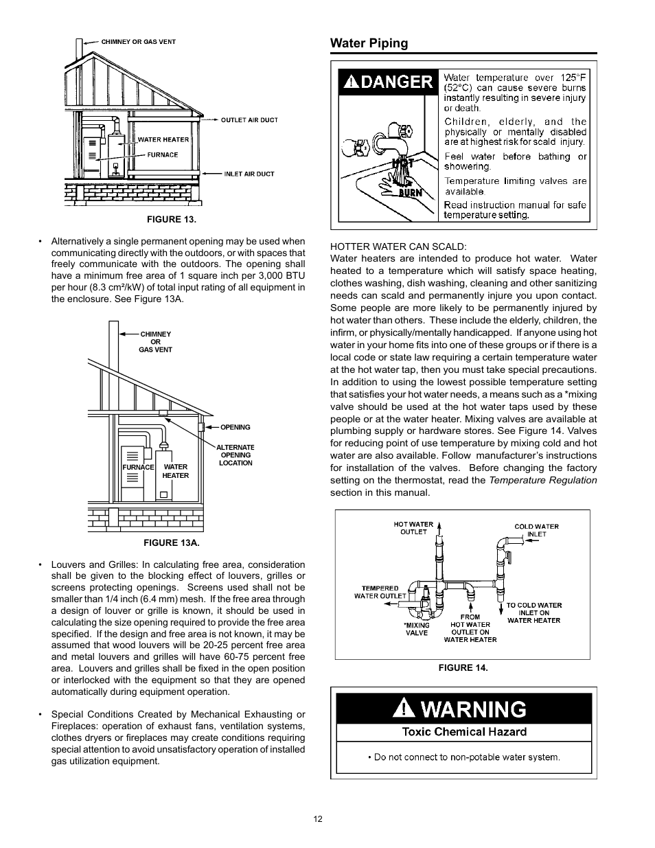 Water piping | Kenmore POWER MISER 153.33066 User Manual | Page 12 / 32